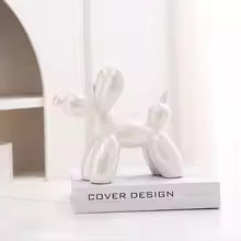 Mini Ceramic Balloon Dog Statue
