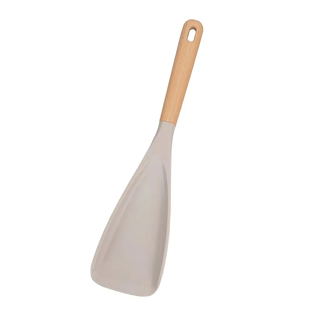 1pc Cooking Spoon for Nonstick Cookwares,  Silicone Spoon for Mixing, Scoop, and Scrape，kitchen tool