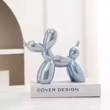 Mini Ceramic Balloon Dog Statue