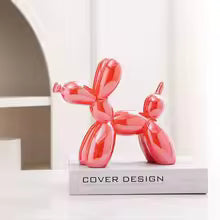Mini Ceramic Balloon Dog Statue