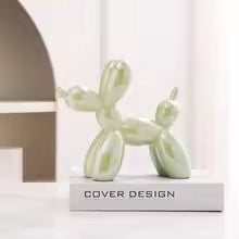 Mini Ceramic Balloon Dog Statue