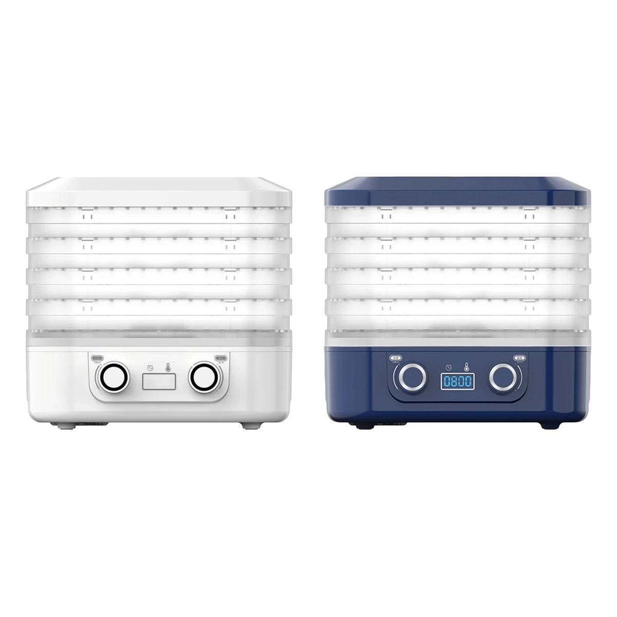 48Hours Long Lasting Thermostatic Fruit Drying Device 5 Layers Food Dehydrator Snack Herb Desiccator Temperature Adjustable