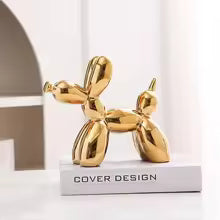 Mini Ceramic Balloon Dog Statue