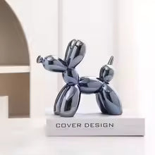 Mini Ceramic Balloon Dog Statue
