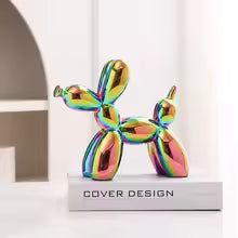 Mini Ceramic Balloon Dog Statue