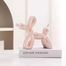 Mini Ceramic Balloon Dog Statue