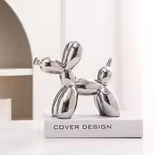 Mini Ceramic Balloon Dog Statue
